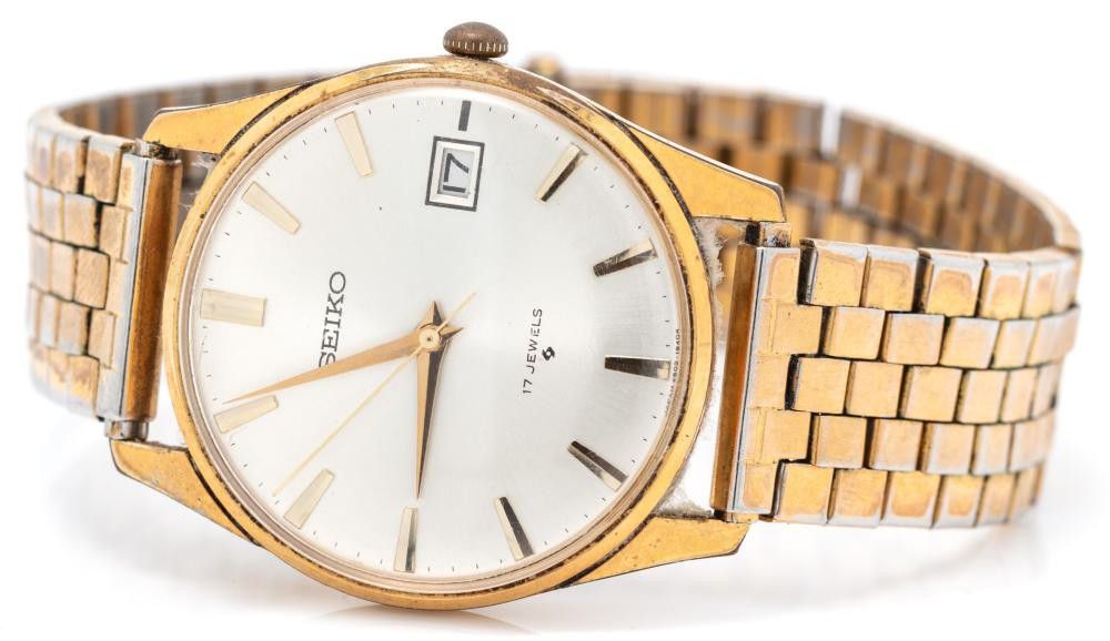 A vintage Seiko wristwatch, ref, 6602 - 1990 with sunburst dial,… - Watches  - Wrist - Horology (Clocks & watches)