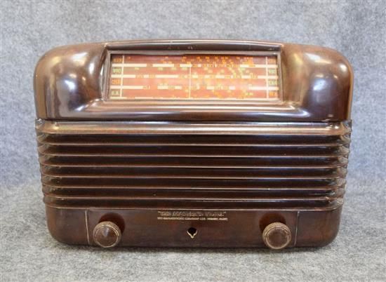 Vintage HMV Bakelite Radio - 4G Brown Valve - Radios - Entertainment ...