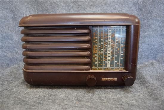 Airzone G Brown Bakelite Valve Radio with Serial Number - Radios ...