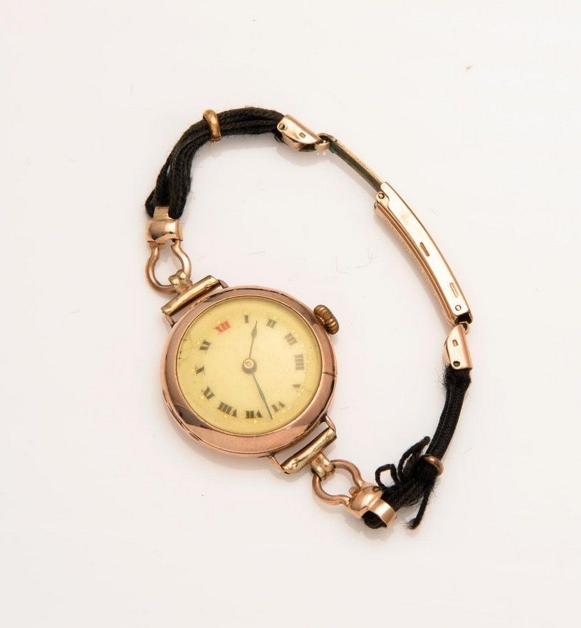 A lady's gold Rolex wristwatch, circa 1920. 28mm. Manual. 9ct ...