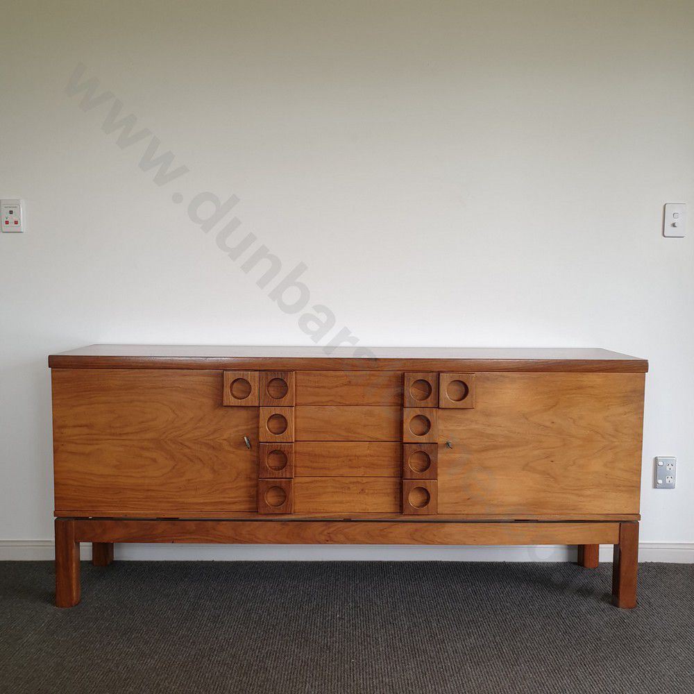 A good South African mid century sideboard, in walnut with four… Zother Furniture Post 1950
