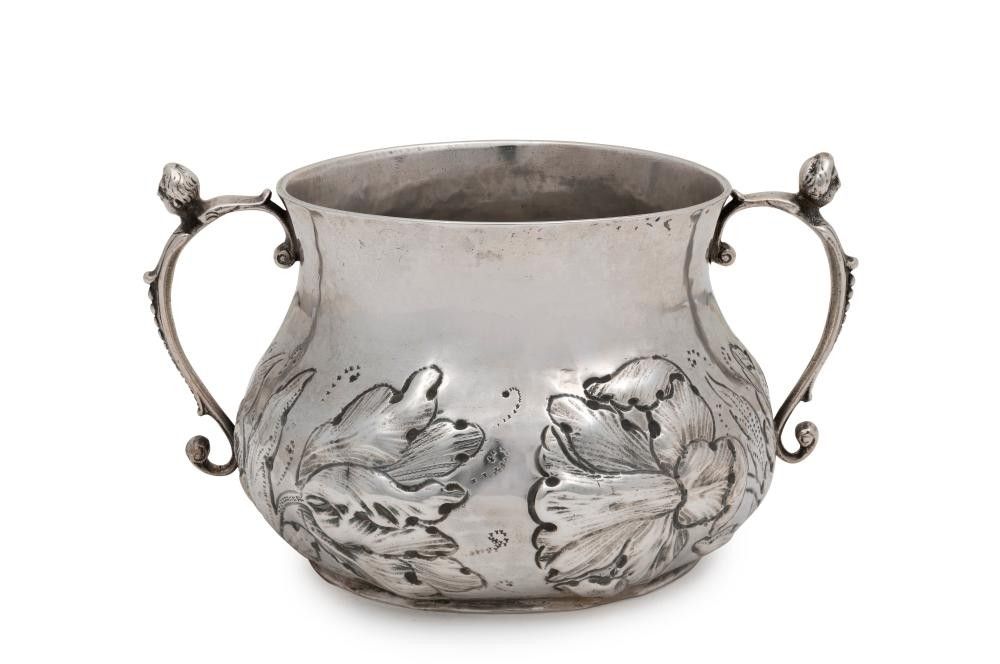 Charles II Sterling Silver Repousse Porringer, London 1663, Sotheby's ...