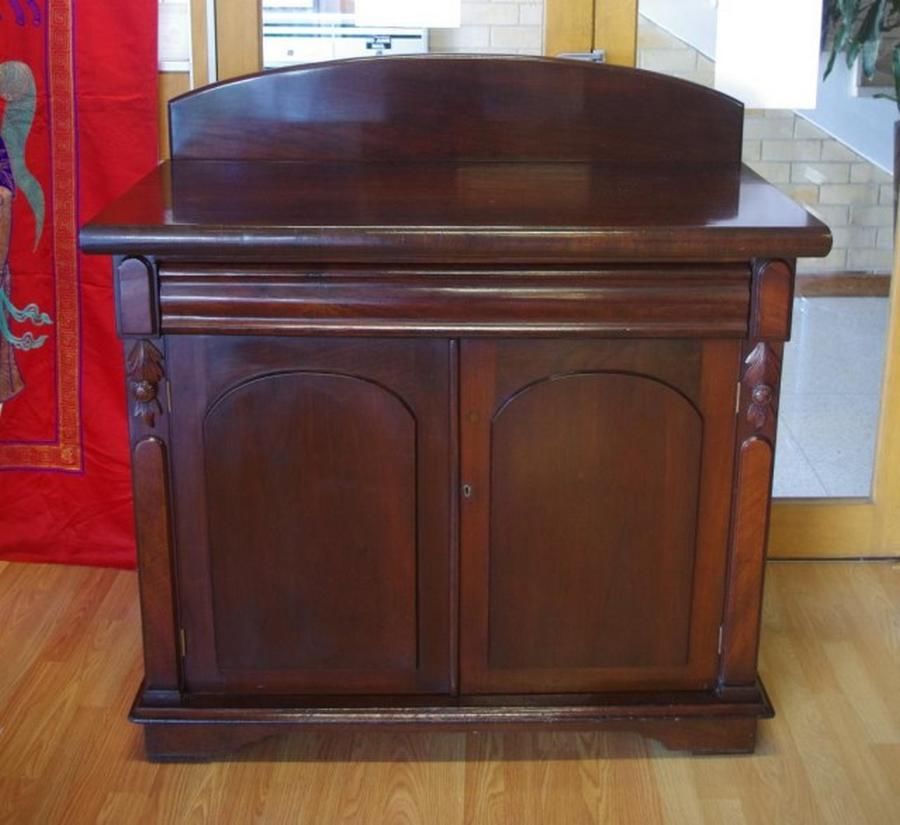 Victorian Cedar Sideboard, 110x116cm, 1 Drawer, 2 Doors - Cabinets ...