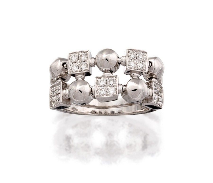 18ct white gold and diamond 'Lucea' ring, Bulgari, circa 2010,… - Rings -  Jewellery