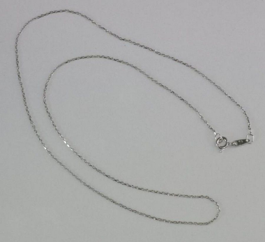 18ct White Gold Chain by Hardy Brothers - Necklace/Chain - Jewellery