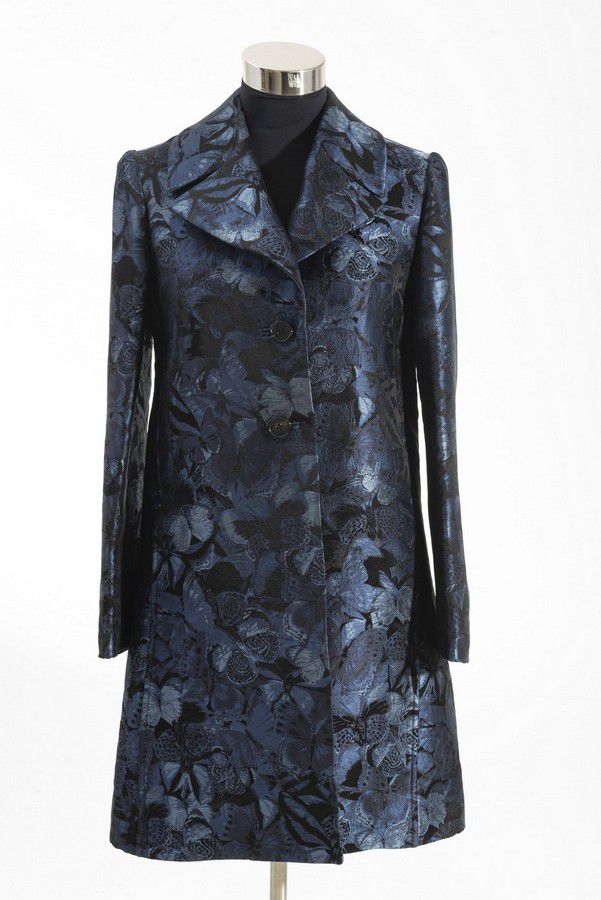 Valentino Floral Print Silk Blend Coat, IT4, New with Tag - Clothing ...