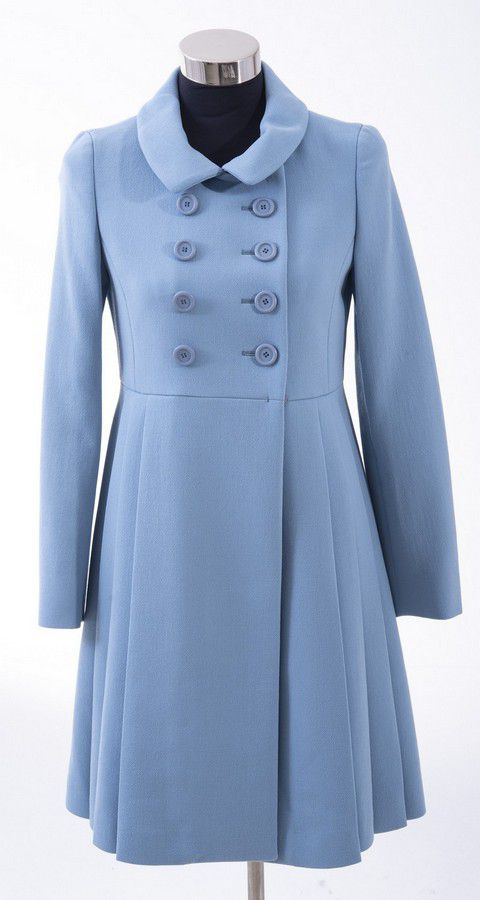 Miu miu discount light blue coat