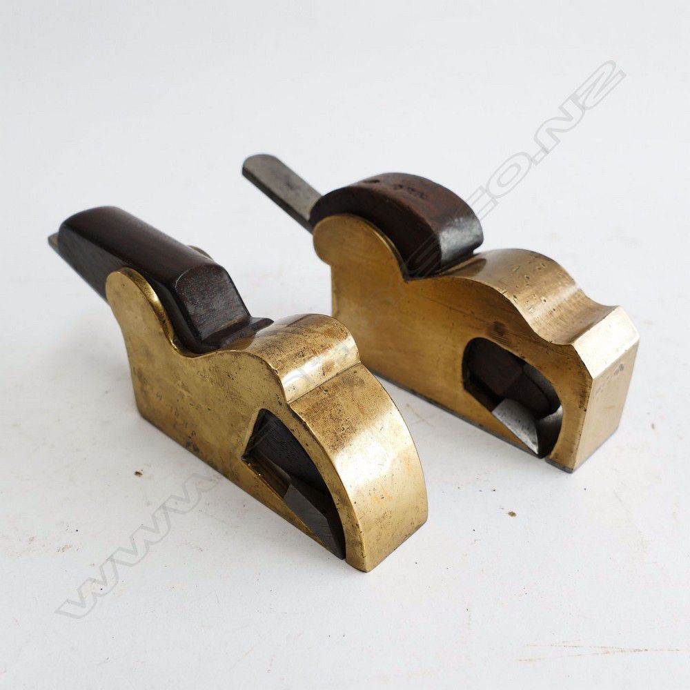brass-bullnose-rebate-planes-with-mahogany-wedges-tools-woodworking