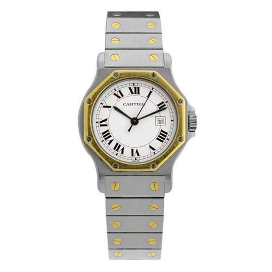 Cartier Santos Lady's Watch in Gold and Steel - Watches - Wrist ...