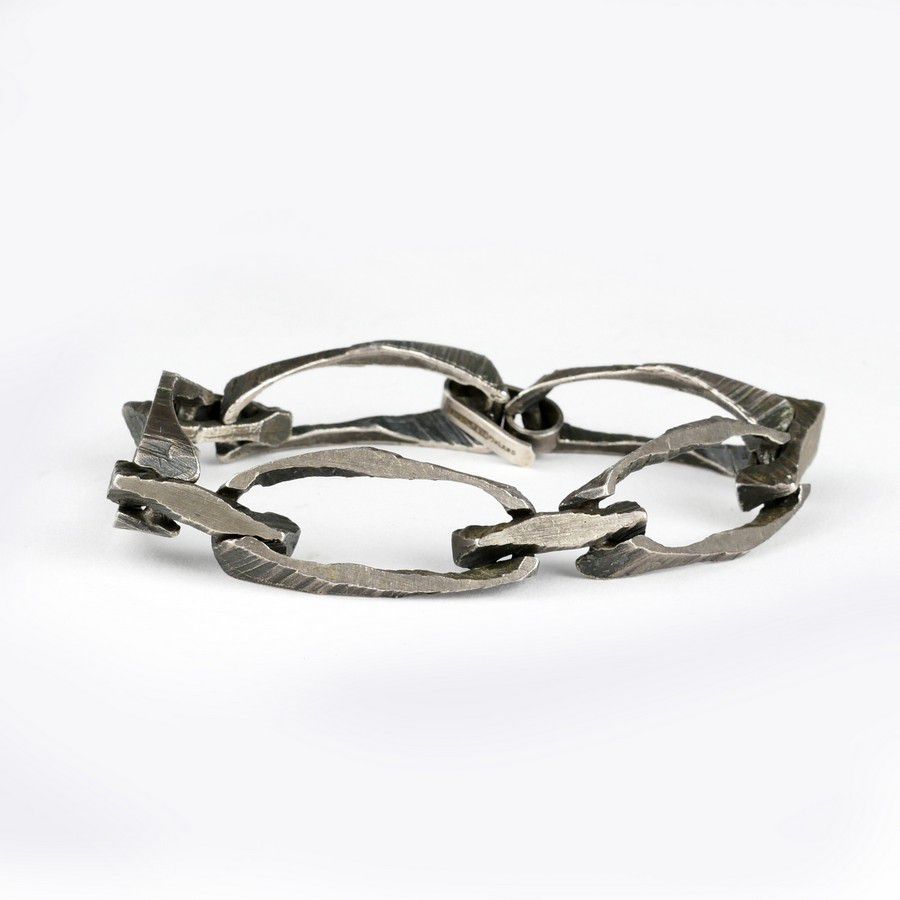1974 Sten & Laine Finnish Silver Lozenge Bracelet - Bracelets/Bangles ...