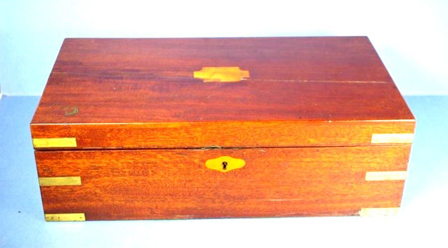 Victorian Mahogany Writing Slope with Drawer - Boxes - Writing, Sewing ...