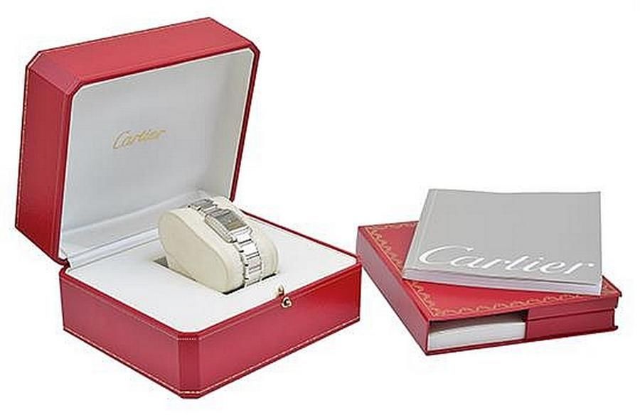 Limited Edition Cartier Landscape Wristwatch with Diamond Bezel ...