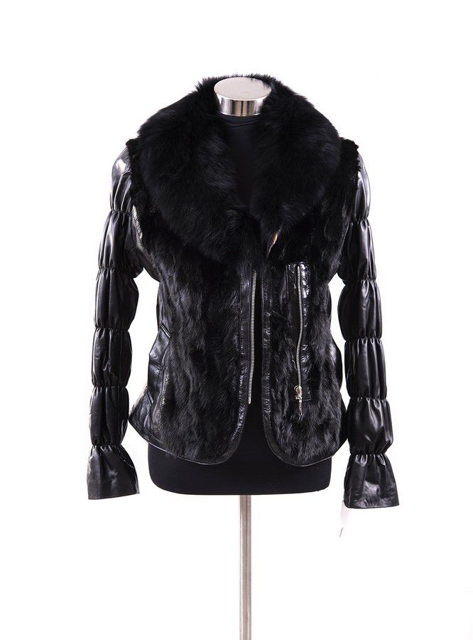 Planinsek Leather and Fur Jacket - Size XXS - Furs - Costume & Dressing ...