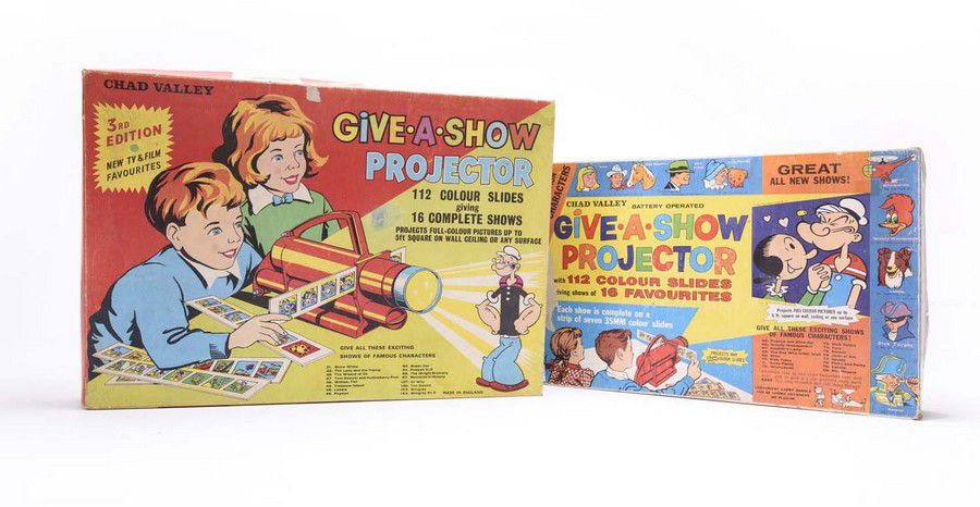 Chad Valley 1964 Give A Show Projector Boxed & Working 112 Slides 16 Shows 