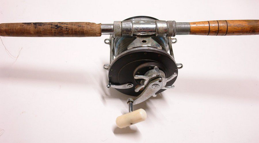 Vintage Ocean City Big Game Fishing Reel and Rod - Sporting Equipment -  Fishing - Recreations & Pursuits