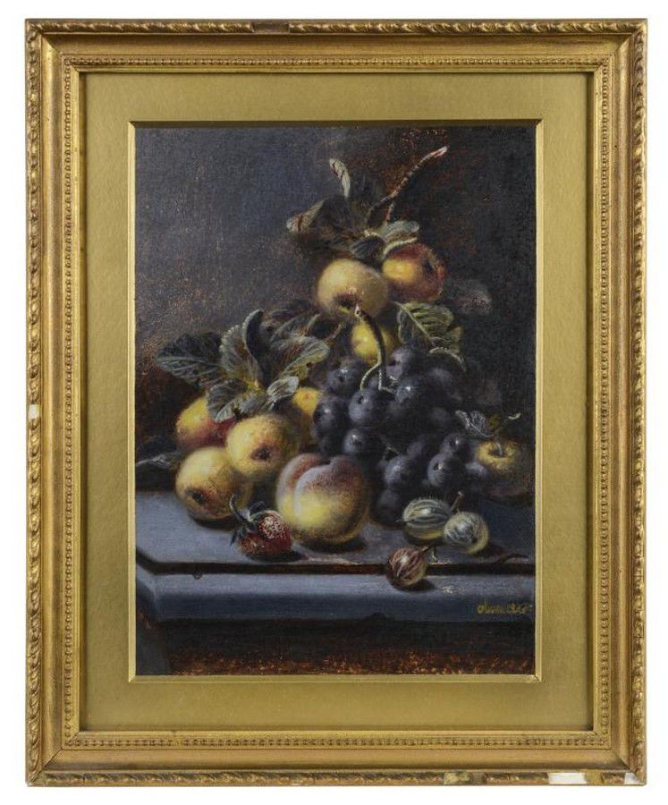 Three Fruit Still Lifes by Oliver Clare Oil Paintings and Acrylics Art