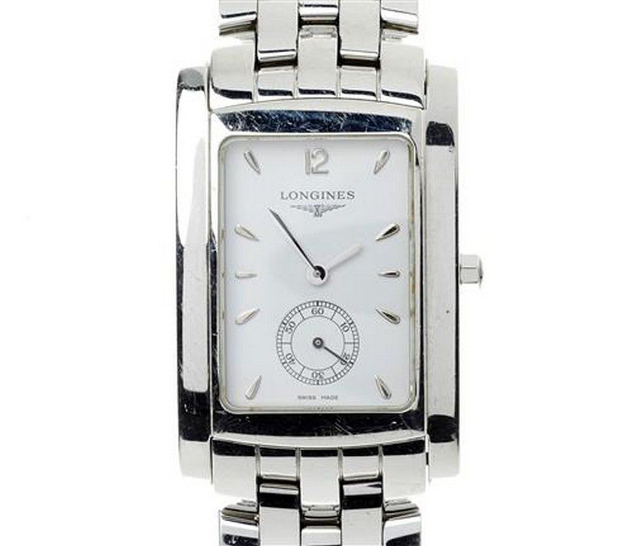 Longines Dolcevita Gent's Quartz Wristwatch in Stainless Steel ...
