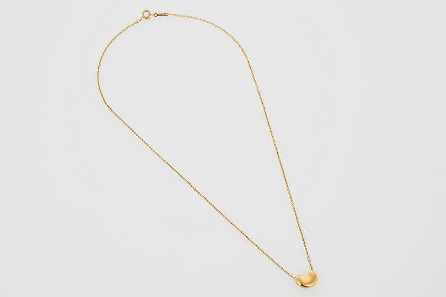 Elsa Peretti Gold Bean Necklace for Tiffany & Co - Pendants/Lockets ...