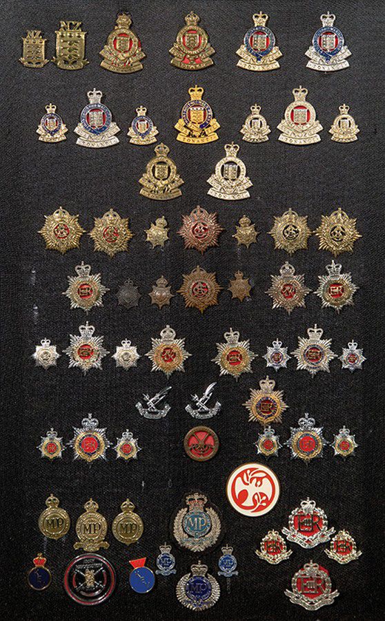 New Zealand Ordnance, army service Corps badges with various… - Medals ...