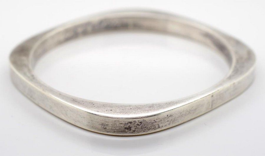 925 Sterling Silver Bangle - 62mm Diameter - Bracelets/Bangles - Jewellery