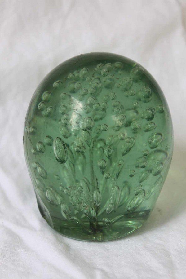 Green Nailsea Glass Dump Weights, 19th Century - Paperweights & dumps ...