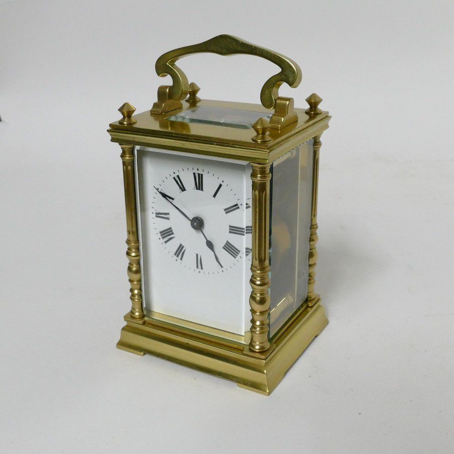 French Brass Carriage Clock by Duverdrey & Bloquel - Clocks - Carriage ...