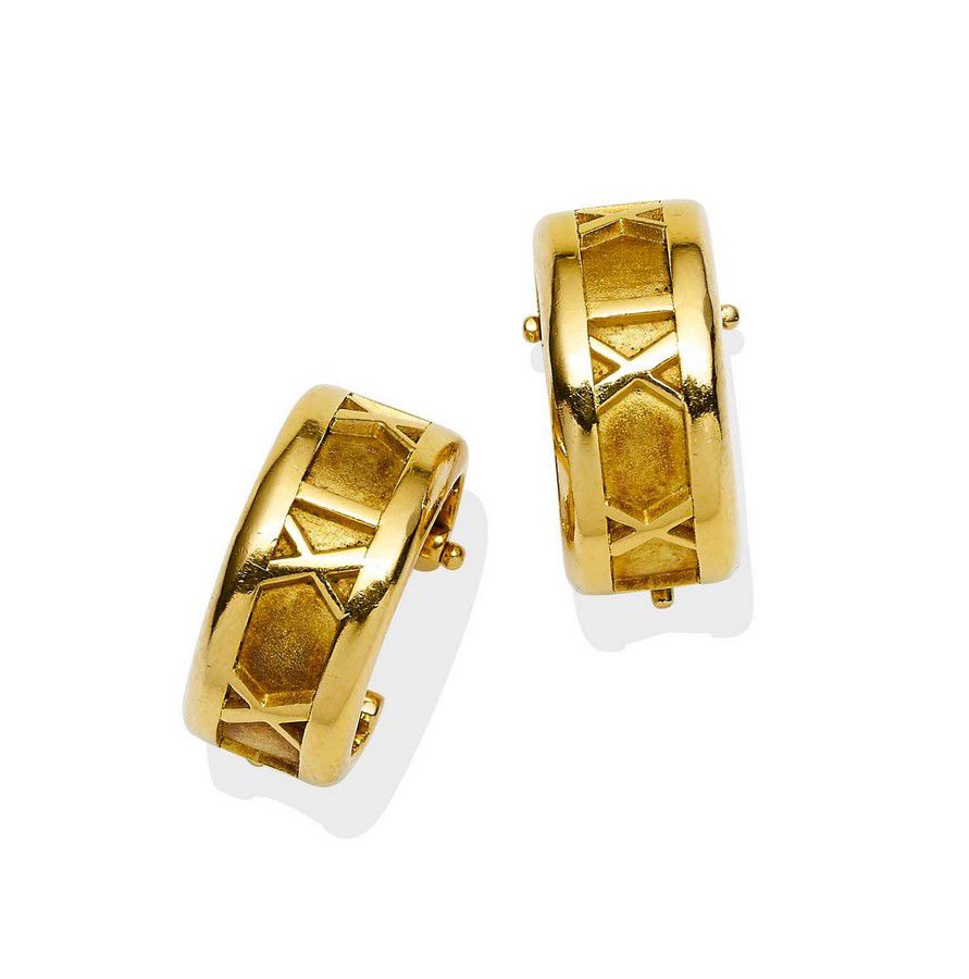 Sold at Auction: TIFFANY &CO ,18K GOLD ATLAS COLLECTION ROMAN NUMERALS RING