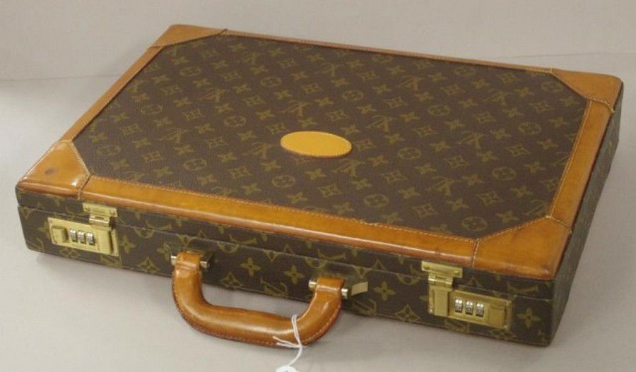 LV Monogrammed Brief/Travel Case with Stationary Compartments - Luggage &  Travelling Accessories - Costume & Dressing Accessories