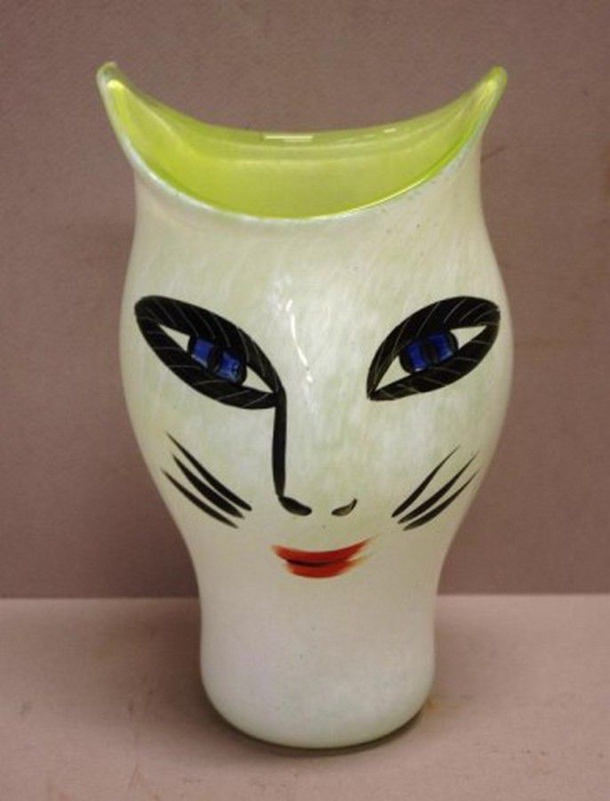 Signed Kosta Boda Art Glass Vase by Ulrika Hydman-Vallien ...