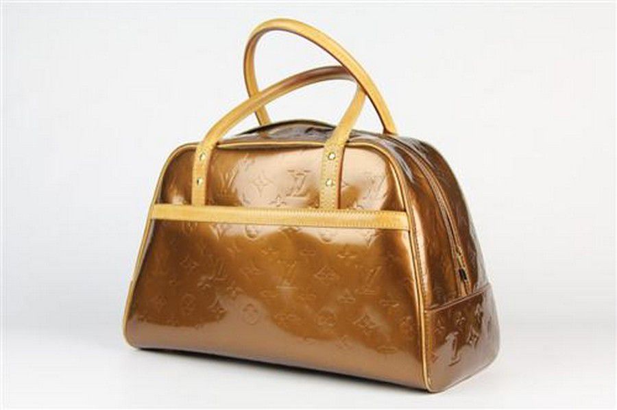 Bronze Vernis Tompkins Square Handbag by Louis Vuitton - Handbags & Purses  - Costume & Dressing Accessories