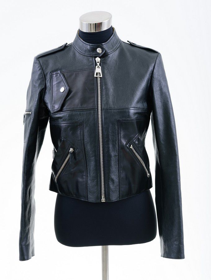 A leather jacket by Louis Vuitton, styled in black leather with… - Clothing - Women&#39;s - Costume ...