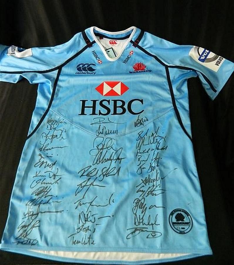 A 2012 NSW Waratahs signed Rugby Jersey - Sporting - Rugby ...