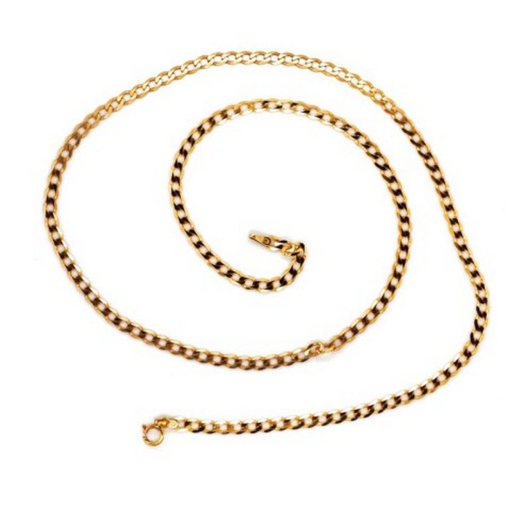 Rose Gold Curb Chain Necklace - 48cm - Necklace/Chain - Jewellery