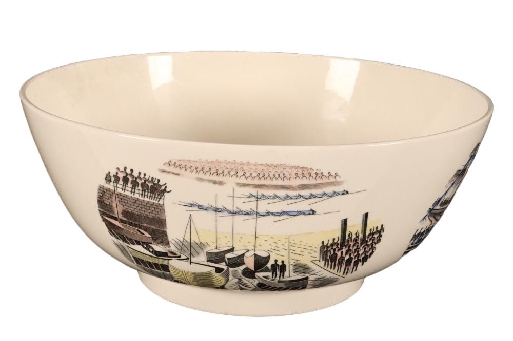 Wedgwood Eric Ravilious 'The Boat Race' Large Footed Bowl - Wedgwood ...