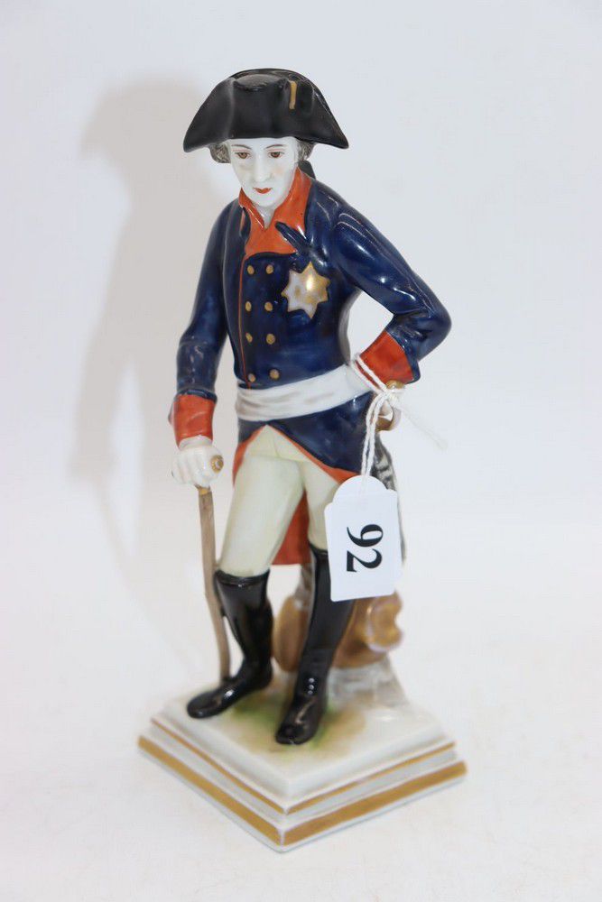 Hand-Painted Napoleon Porcelain Figurine, 19th Century - zOther ...