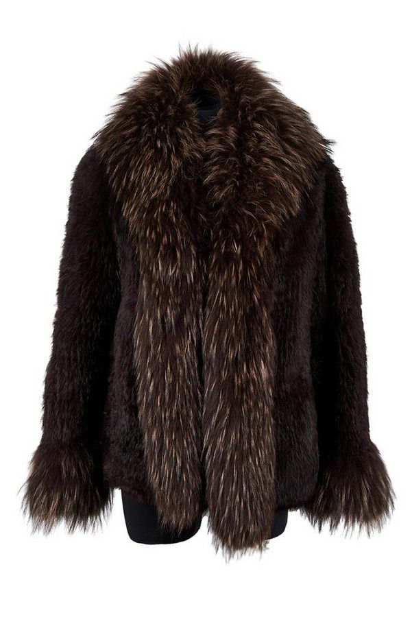 Sonia Rykiel Fur Jacket with Raccoon Trim - Furs - Costume & Dressing ...