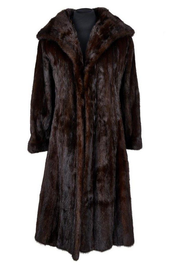 Chocolate Brown Mink Fur Coat by B. Hammerman Sydney - Furs - Costume ...