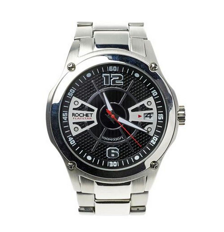 Lucien Rochat ref.21.100.022 Steel bracelet watch. Round… | Drouot.com