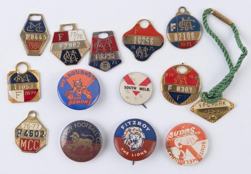 Collection of Membership Badges for Sports Clubs - Sporting - AFL/VFL ...