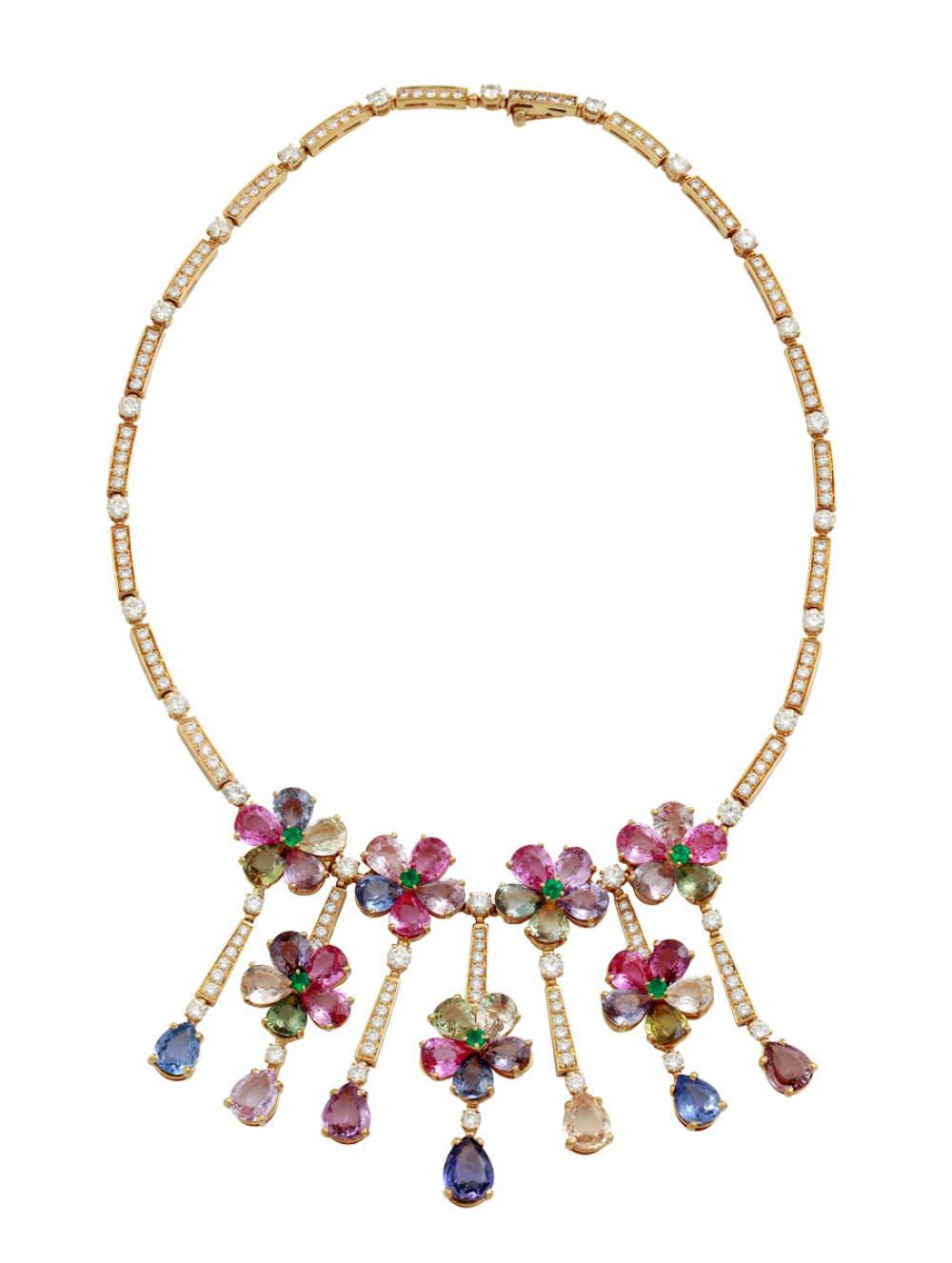Sapphire Flower Necklace by Bulgari - Necklace/Chain - Jewellery