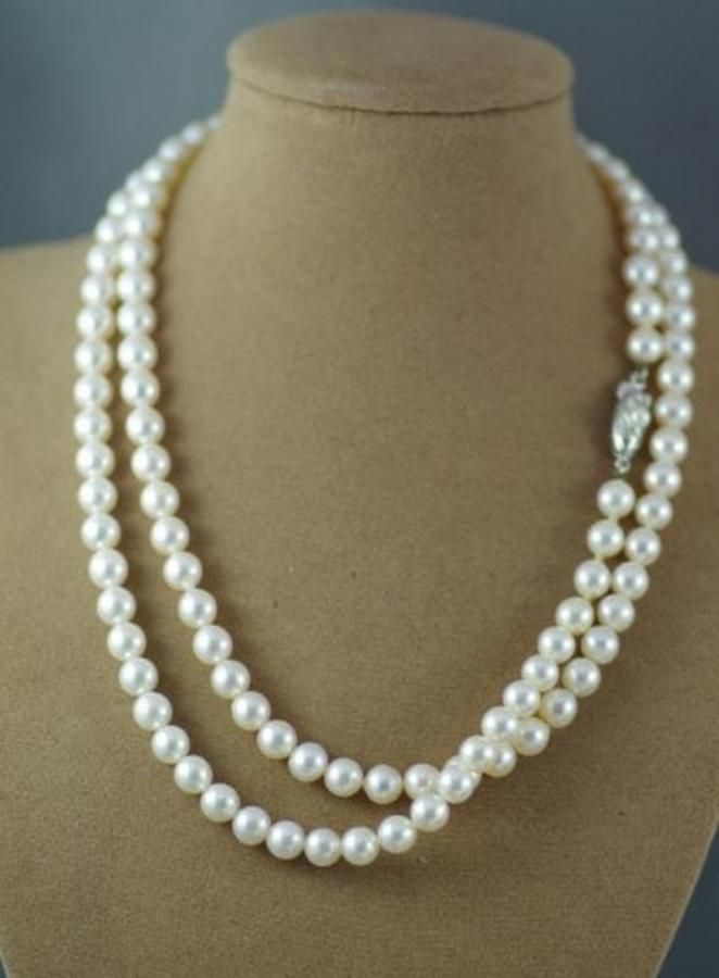 Silver Clasp Pearl Necklace Necklace/Chain Jewellery