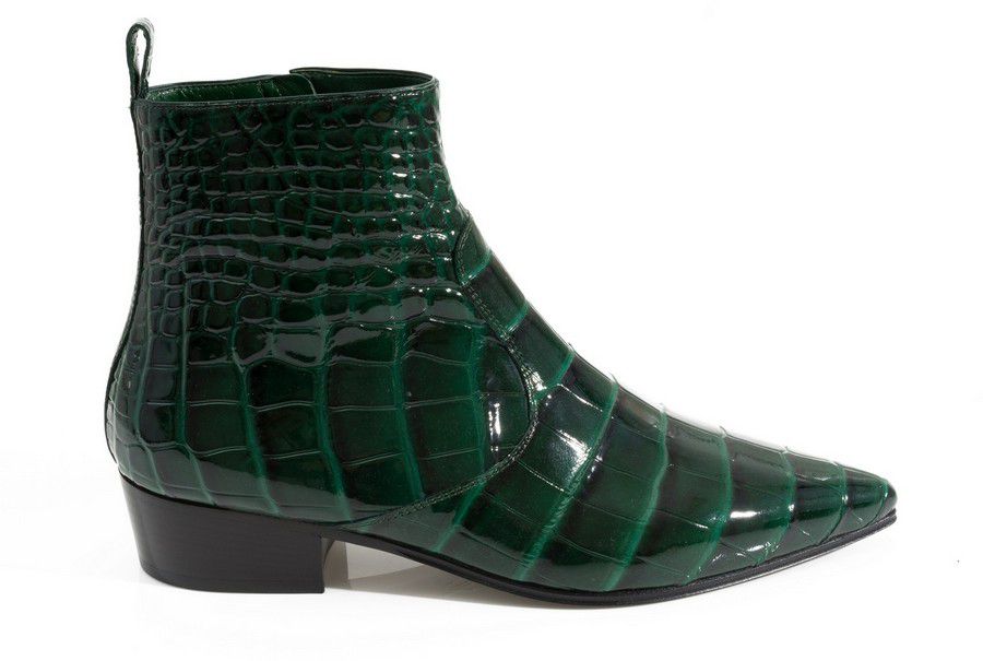 Green Patent Leather Louis Vuitton Boots, Size 40 - Footwear - Costume ...