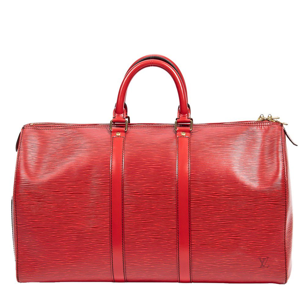 Red Epi Keepall by Louis Vuitton (8 words) - Luggage & Travelling ...