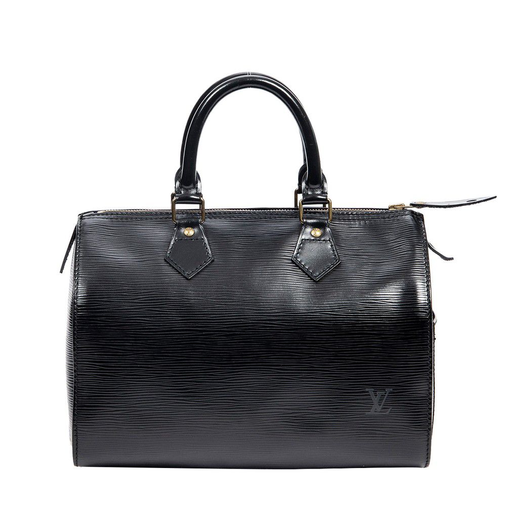 Black Epi Leather Louis Vuitton Speedy 25 Bag - Handbags & Purses ...