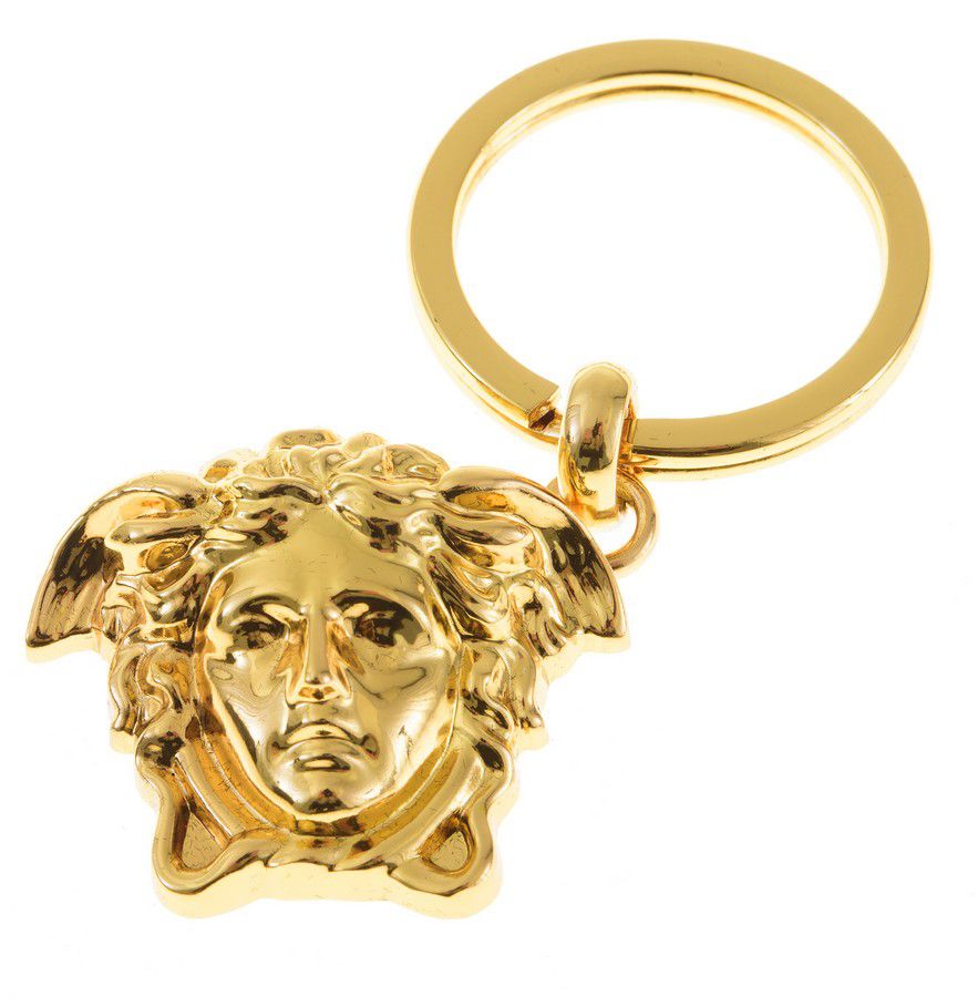 A Keyring by Versace, styled with Medusa head motif in gold… - Zother ...