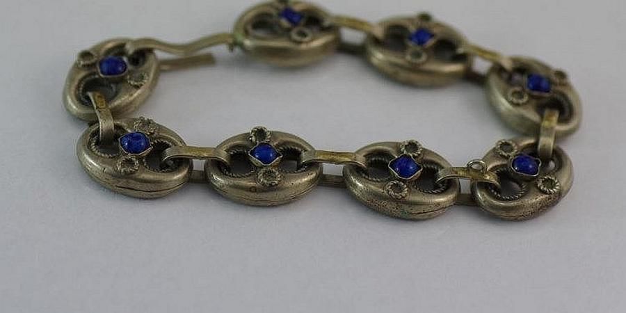 Vintage Italian ALP Bracelet - Alpaca/Nickel/Brass - Bracelets/Bangles ...