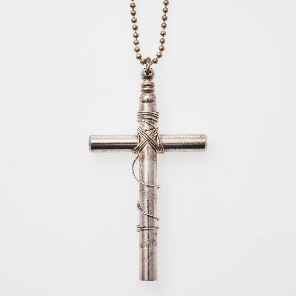 Tiffany & Co Cross Whistle Pendant on Ball Chain - Pendants