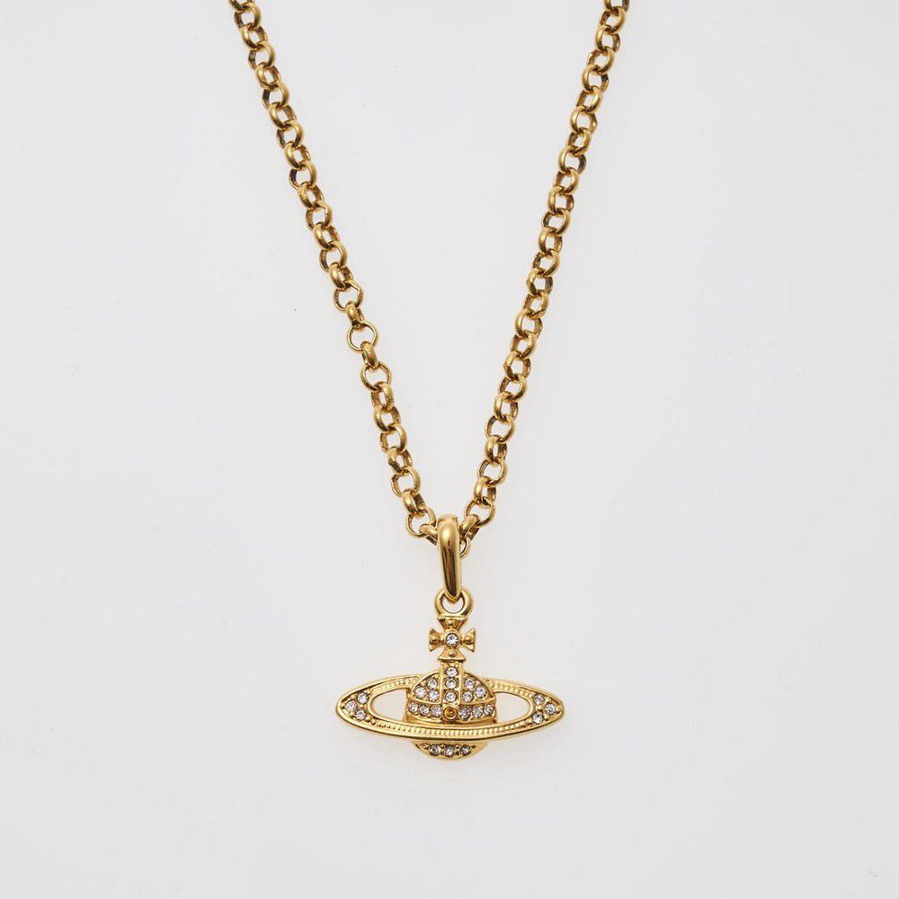 Iconic Vivienne Westwood Orb Necklace with British Insignia - Pendants ...