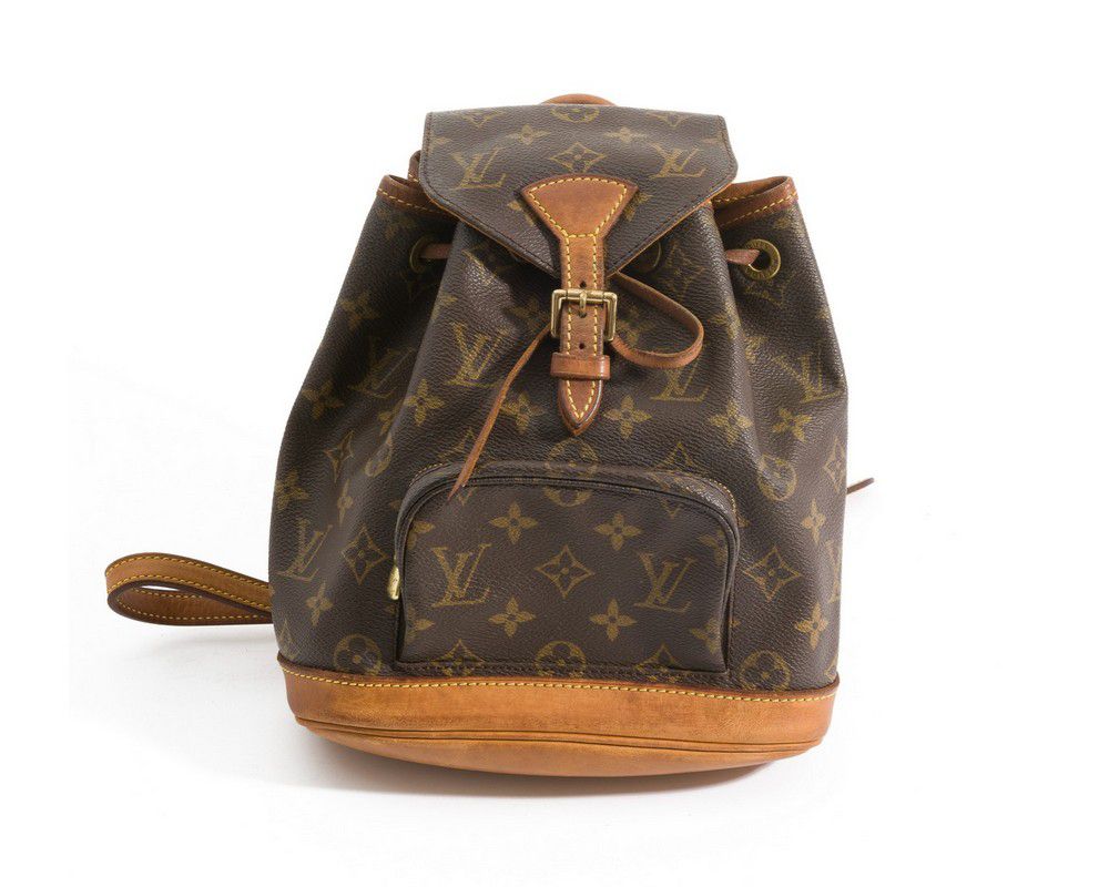 Louis Vuitton Montsouris Pm Backpack Brown Canvas/Leather Monogram