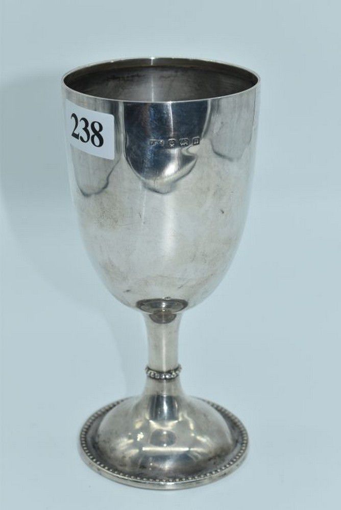 Birmingham 1912 Sterling Silver Chalice, 82g - Bowls, Comports and ...